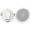 Diffusore in ABS da soffitto ad incasso, 165 mm, con trasformatore per linea a 100 V.